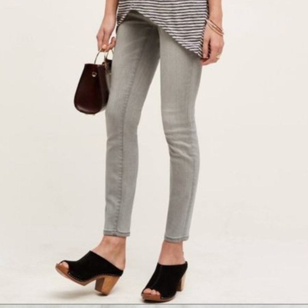 Pilcro and the Letterpress Grey Skinny Jeans Stet - Picture 1 of 11